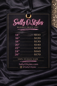 Luxury 100% Human Hair Bundles Sally O.STYLES